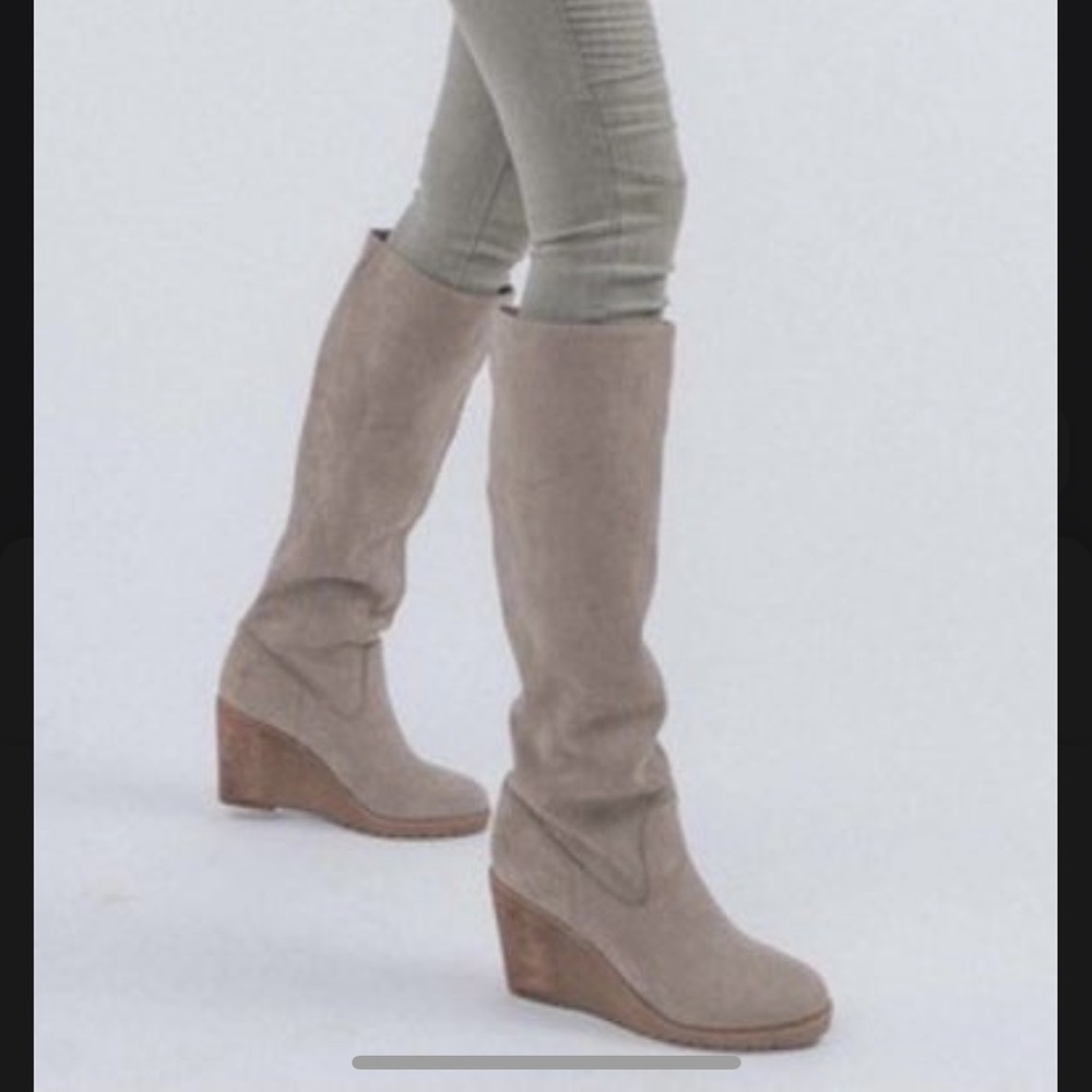 Wedge Tall Boots